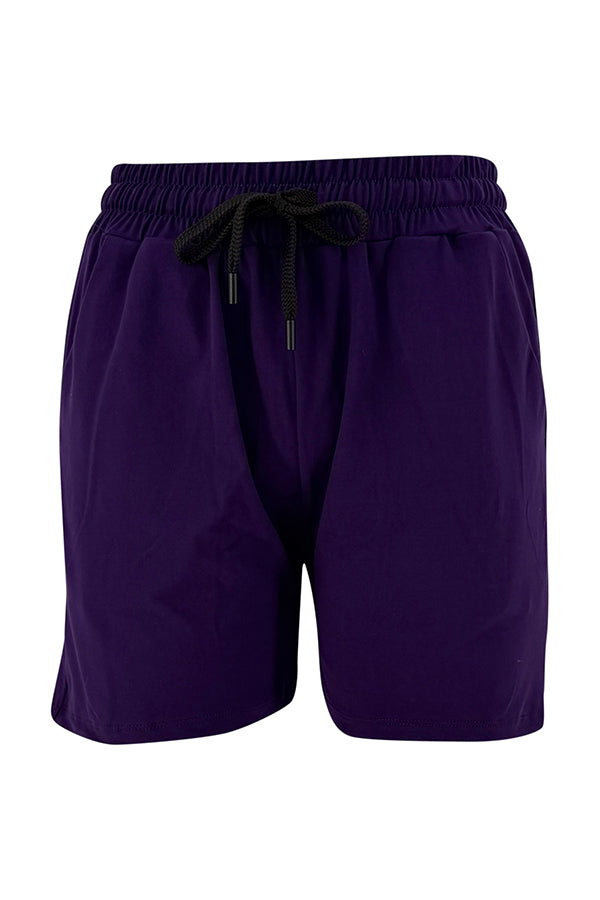 Purple Magic Jogger Shorts