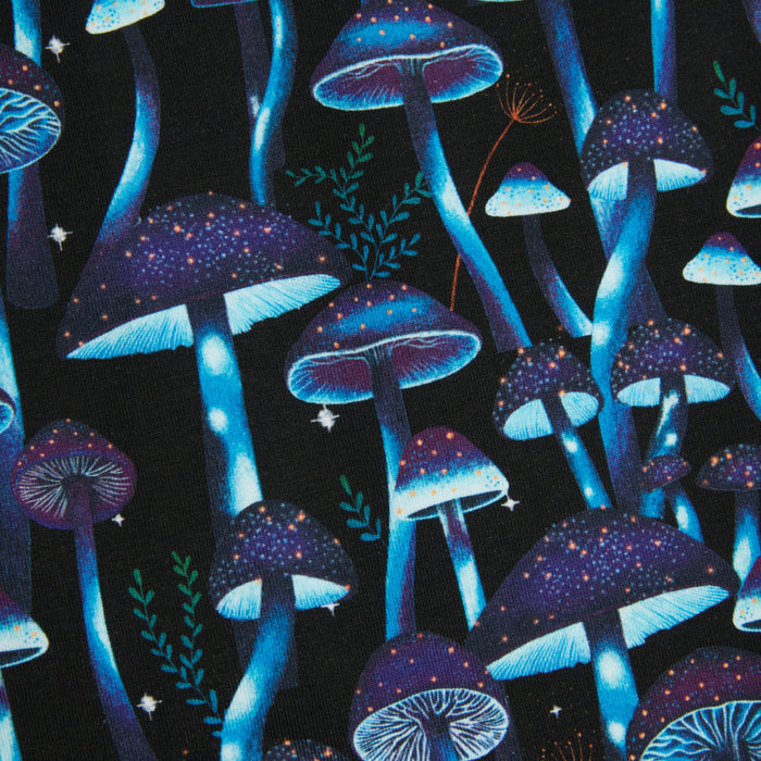 Racerback Soft Bra - Moonlit Mushrooms