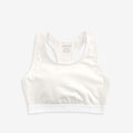 Racerback Soft Bra - X= White