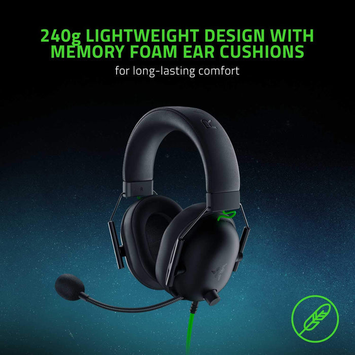 Razer BlackShark V2 X Wired Gaming On Ear Headset