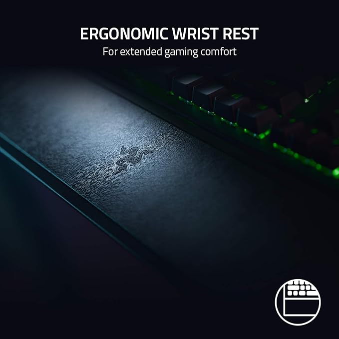 Razer BlackWidow V3 - Black - Mechanical Gaming Keyboard with Razer Chroma RGB - Green Switch - RZ03-03540100-R3M1 - Unboxify