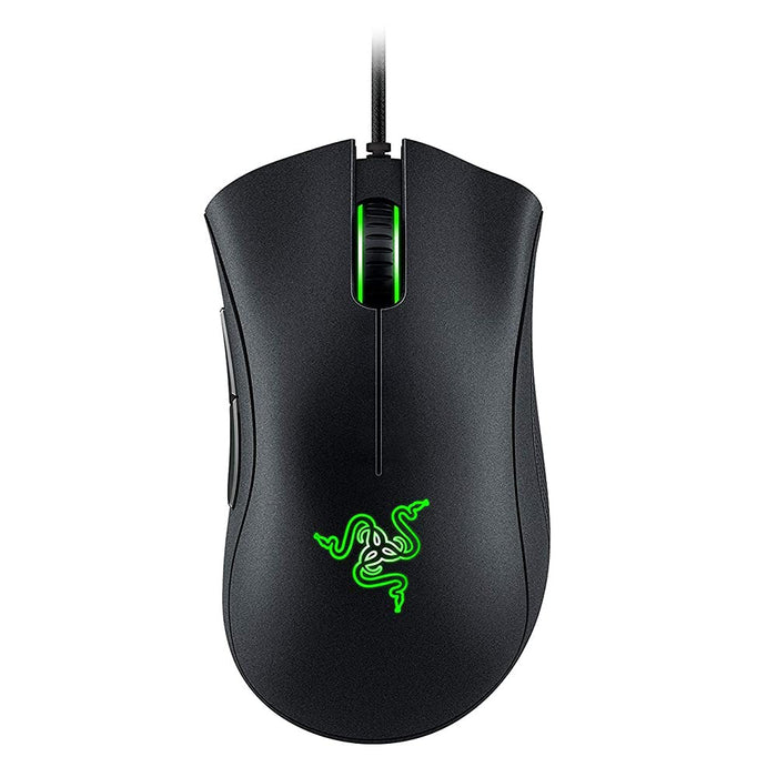 Razer DeathAdder Essential White Edition - 6400 DPI Ergonomic Wired Gaming Mouse - RZ01-03850200-R3M1 - Unboxify