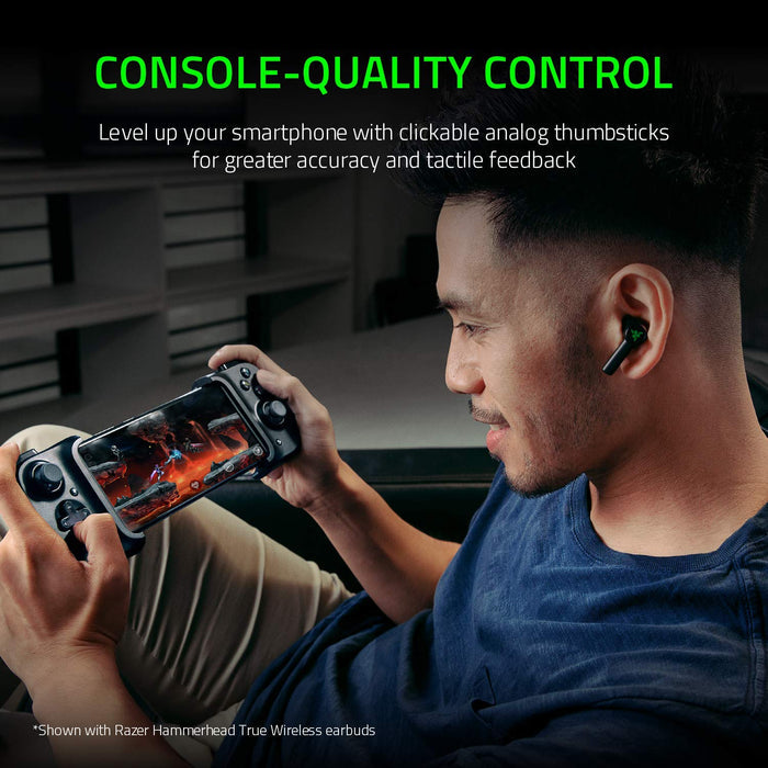 Razer Kishi Universal Mobile Gaming Controller for Android (Xbox) - FRML Packaging -RZ06-02900200-R3M1