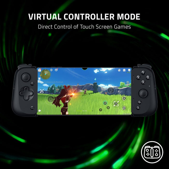 Razer Kishi V2 Mobile Gaming Controller for Android: Console Quality Gaming Controls - RZ06-04180100-R3M1