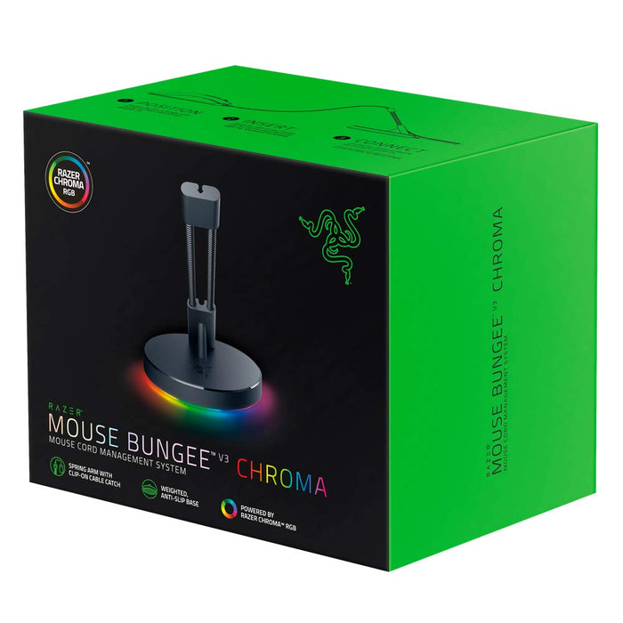 Razer Mouse Bungee V3 Chroma - Mouse Cable Holder with Chroma RGB underglow Lighting - Black - RC21-01520100-R3M1