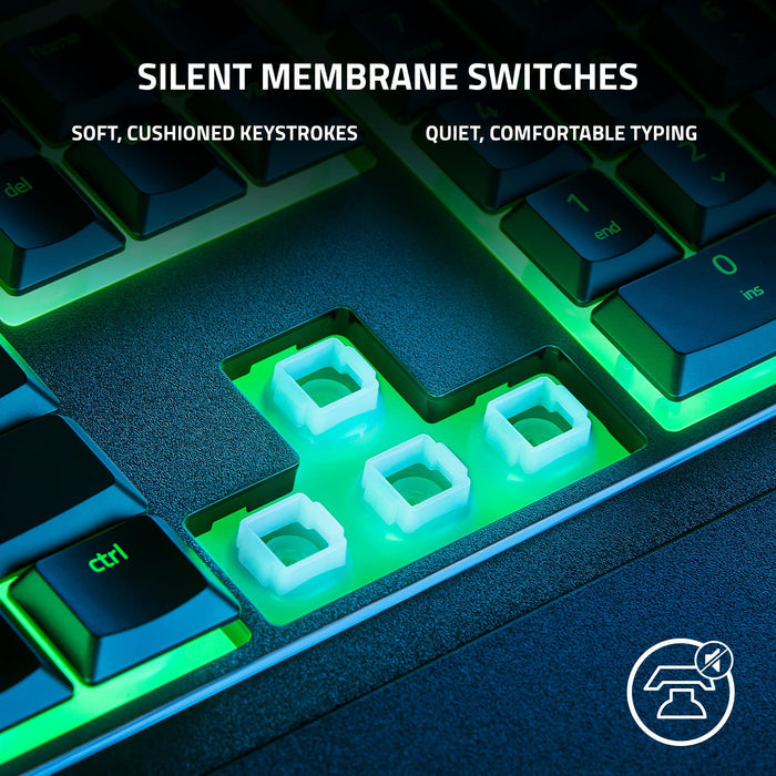 Razer Ornata V3 X Gaming Keyboard: Low-Profile Keys - Silent Membrane Switches - Unboxify
