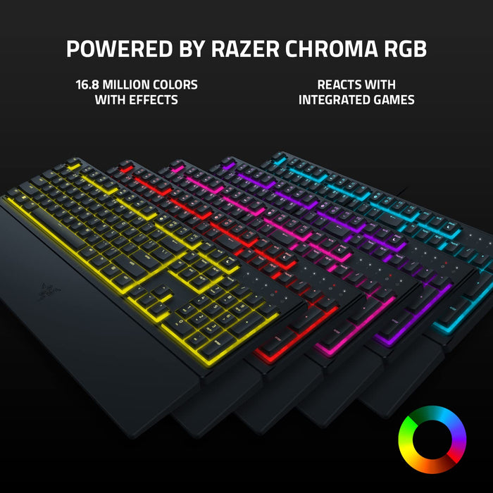 Razer Ornata V3 X Gaming Keyboard: Low-Profile Keys - Silent Membrane Switches - Unboxify