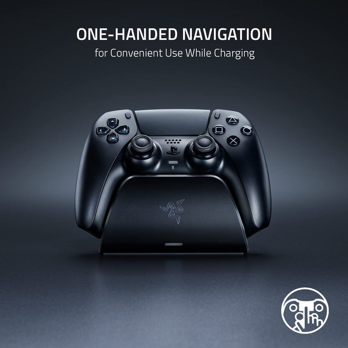 Razer Quick Charging Stand for Play Station 5 DualSense Wireless Controller - Red - RC21-01900300-R3M1