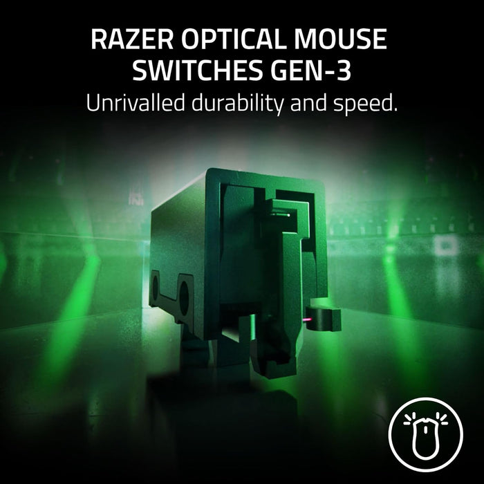 Razer Viper V3 Pro Wireless Esports Gaming Mouse: Symmetrical - 54g Lightweight - 8K Polling - 35K DPI Optical Sensor - Gen3 Optical Switches - 8 Programmable Buttons - 95 Hr Battery - White - Unboxify