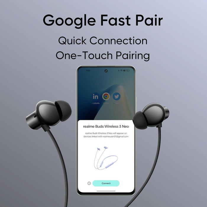 realme Buds Wireless 3 Neo in Ear Bluetooth Neckband - Unboxify