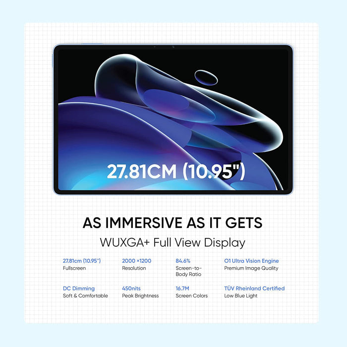 realme Pad X | WiFi Tablet | 4GB RAM 64GB ROM, 11 inch WUXGA+ Display | Dolby Atmos Quad Speakers