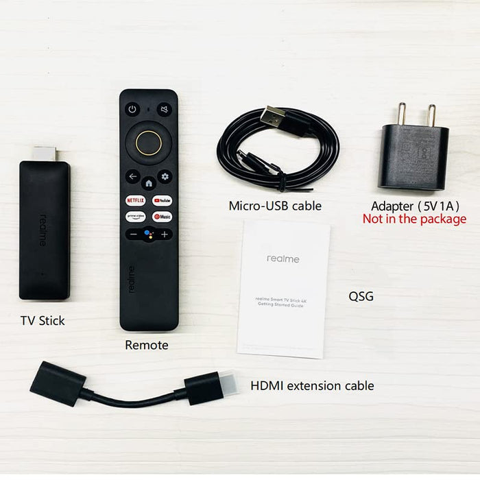 realme Smart TV Stick | Support Bluetooth & HDMI | Built-in Chromecast