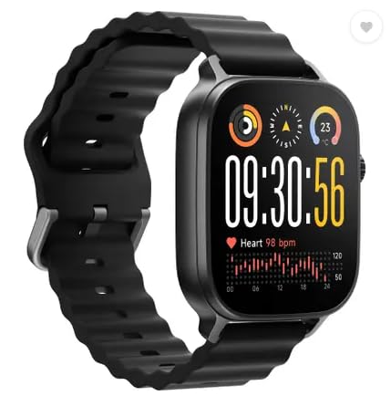 realme Watch 5, 1.97" AMOLED,Upto 20 Days Battery,BT Calling,GPS,Compass,IP68 Smartwatch (One Size) - Unboxify