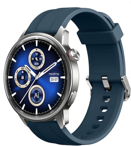 realme Watch S2, 1.43" AMOLED Display, Super AI Engine, Up to 20 Days Battery, IP68, AI Health Tracking, RMW2401 - Unboxify