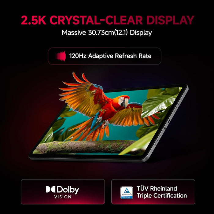 REDMI Pad 2 Pro 5G 12.1 inch with Wi-Fi+5G Gaming Qualcomm Snapdragon 7s Gen 4 Tablet (Quick Silver) - Unboxify