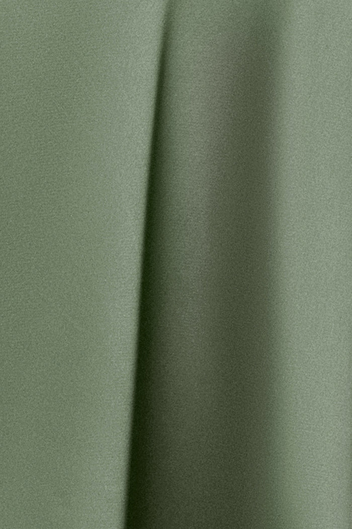 "Ruth" Satin High Tie Neck Backless Dress