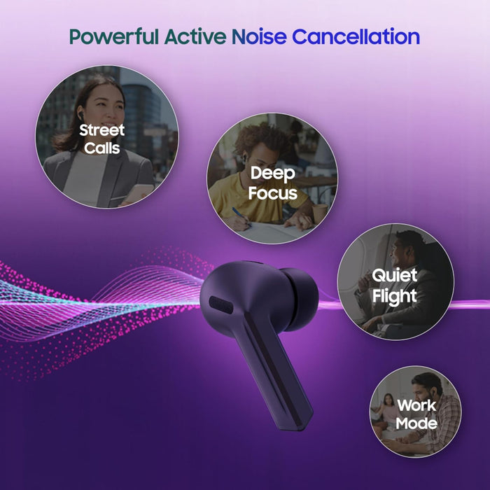 Samsung Galaxy Buds3 FE (Black) with Galaxy AI | ANC | 360-Audio | IP54 | 11mm Dynamic Driver - Unboxify