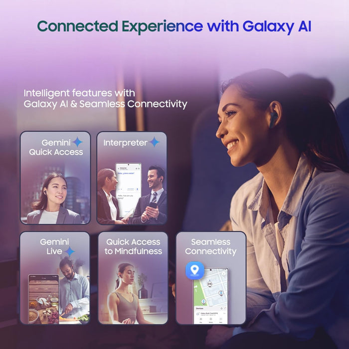 Samsung Galaxy Buds3 FE (Black) with Galaxy AI | ANC | 360-Audio | IP54 | 11mm Dynamic Driver - Unboxify