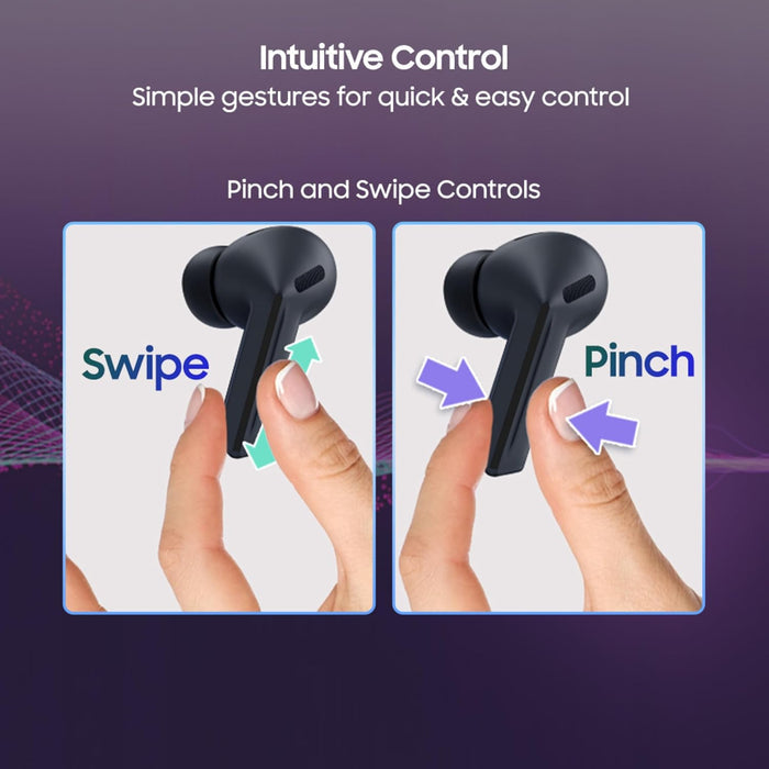 Samsung Galaxy Buds3 FE (Black) with Galaxy AI | ANC | 360-Audio | IP54 | 11mm Dynamic Driver - Unboxify