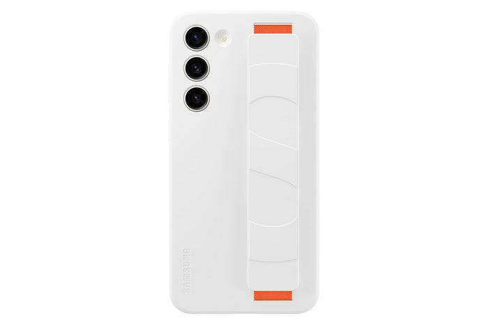Samsung Galaxy S23+ Silicone Grip Cover - White