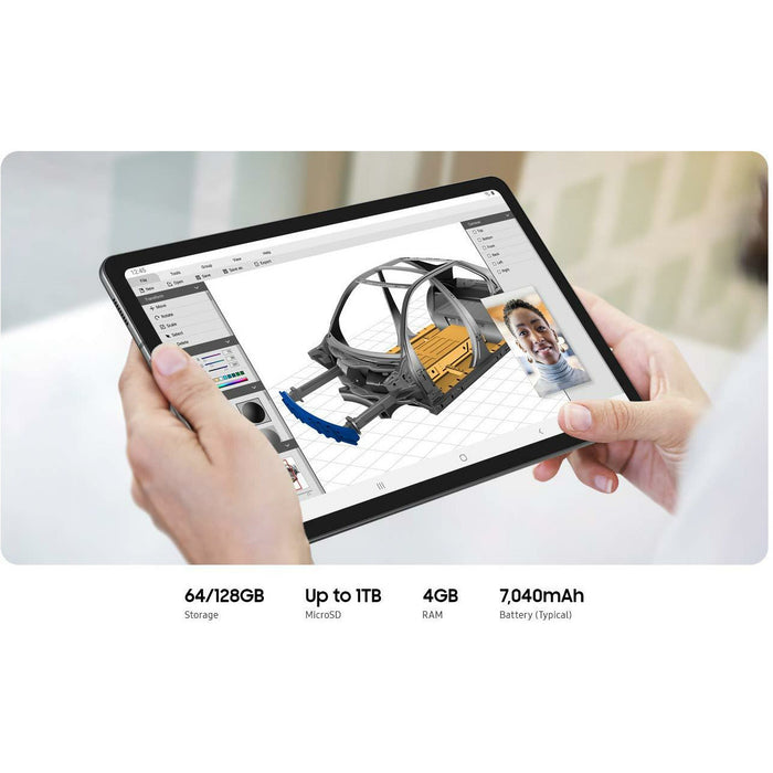 Samsung Galaxy Tab S6 Lite 26.31 cm (10.4 inch), S-Pen in Box, Slim and Light, Dolby Atmos Sound, 4 GB RAM, 64 GB ROM - Grabgear.in