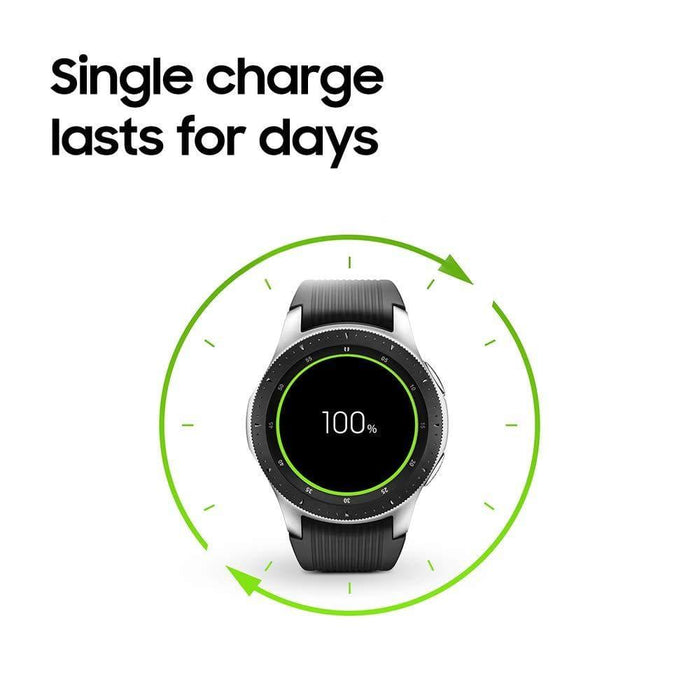 Samsung Galaxy Watch 46 mm LTE Smartwatch  (Black Strap, Regular) SM-R805FZSAINU - Grabgear.in