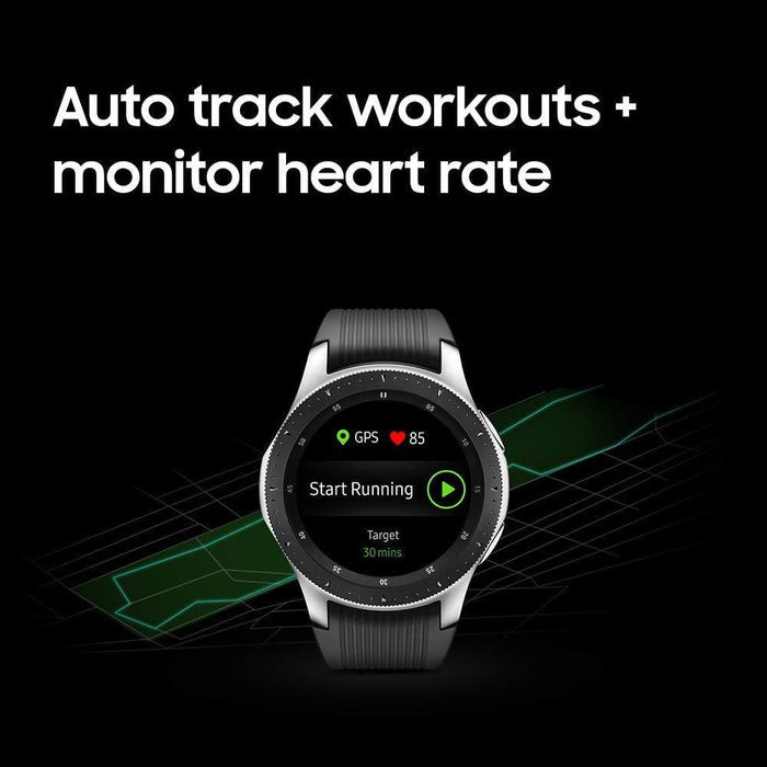 Samsung Galaxy Watch 46 mm Smartwatch  (Black Strap, Regular) SM-R800NZSAINU - Grabgear.in