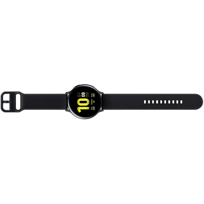 Samsung Galaxy Watch Active 2 (Bluetooth + LTE, 44 mm) - Aluminium Dial, Silicon Straps (Black) - Grabgear.in