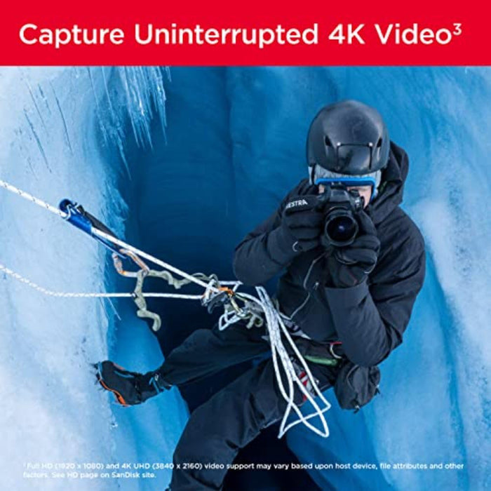 SanDisk Extreme Pro SD UHS I 64GB Card for 4K Video for DSLR and Mirrorless Cameras 200MB/s Read & 90MB/s Write