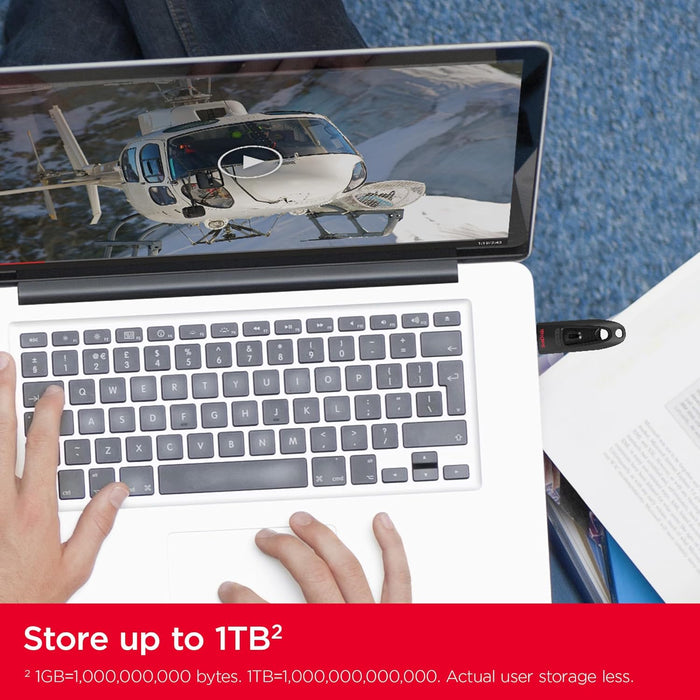 SANDISK Ultra 128GB, USB 3.0, Flash Drive, Upto 130MB/s R, Pendrive, Black, 5Y Warranty (SDCZ48-128G-I35)