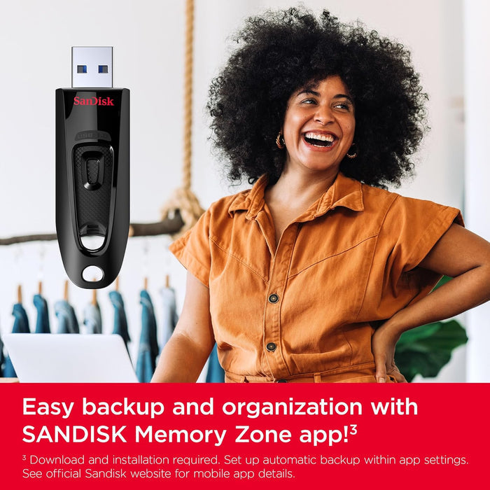 SANDISK Ultra 128GB, USB 3.0, Flash Drive, Upto 130MB/s R, Pendrive, Black, 5Y Warranty (SDCZ48-128G-I35)