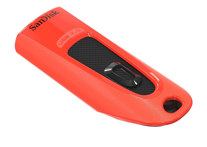 SANDISK Ultra 64GB, USB 3.0, Flash Drive, Upto 130MB/s R, Pendrive, Red, 5Y Warranty (SDCZ48-064G-U46R)