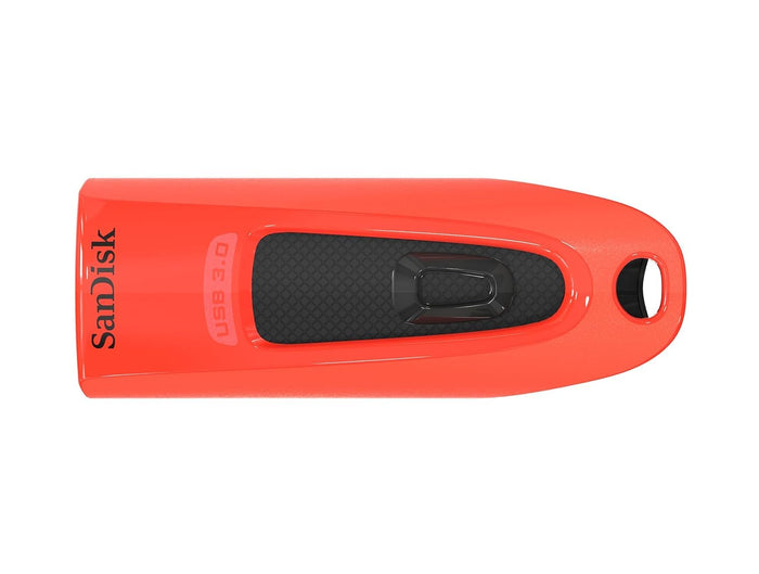 SANDISK Ultra 64GB, USB 3.0, Flash Drive, Upto 130MB/s R, Pendrive, Red, 5Y Warranty (SDCZ48-064G-U46R)