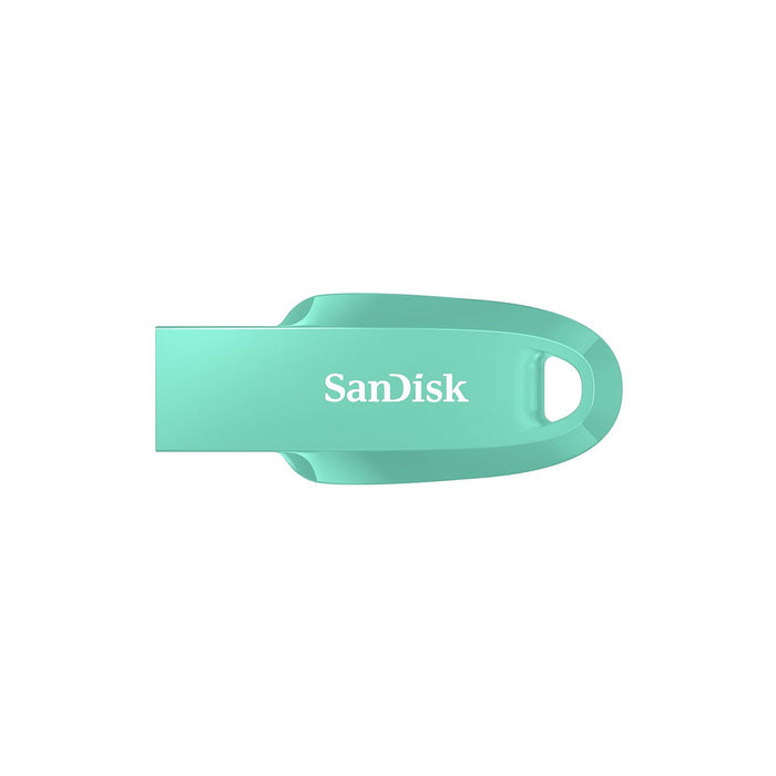 SANDISK Ultra Curve 256GB, USB 3.2, Flash Drive, 100MB/s R, Pendrive, Green (SDCZ550-256G-I35G)