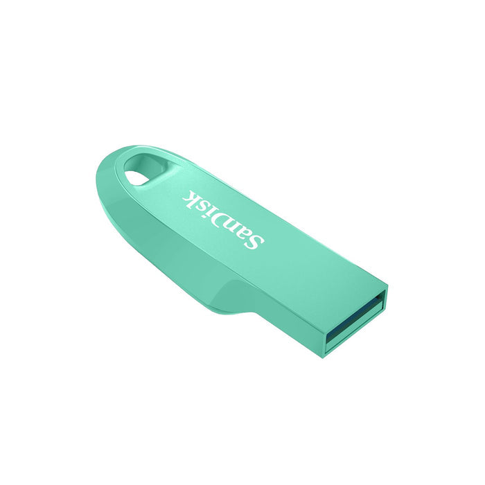 SANDISK Ultra Curve 256GB, USB 3.2, Flash Drive, 100MB/s R, Pendrive, Green (SDCZ550-256G-I35G)