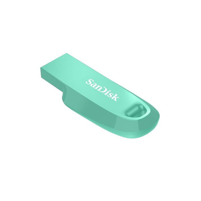 SANDISK Ultra Curve 256GB, USB 3.2, Flash Drive, 100MB/s R, Pendrive, Green (SDCZ550-256G-I35G)