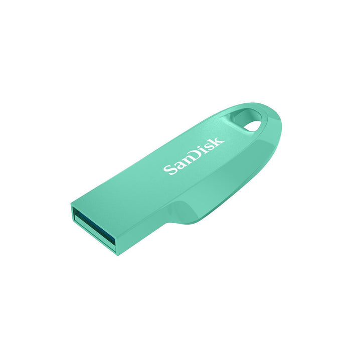 SANDISK Ultra Curve 32GB, USB 3.2, Flash Drive, 100MB/s R, Pendrive, Green (SDCZ550-032G-I35G)