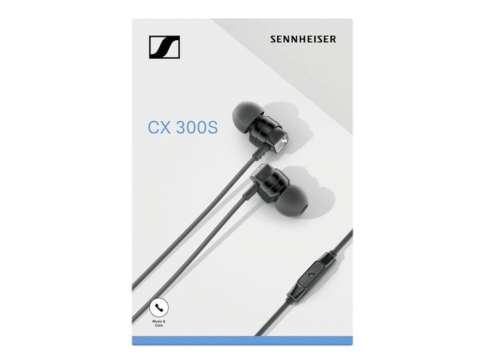 Sennheiser CX 300s Wired in Ear Earphones with Mic (Black)