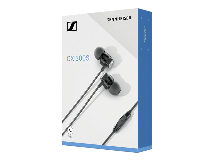 Sennheiser CX 300s Wired in Ear Earphones with Mic (Black)