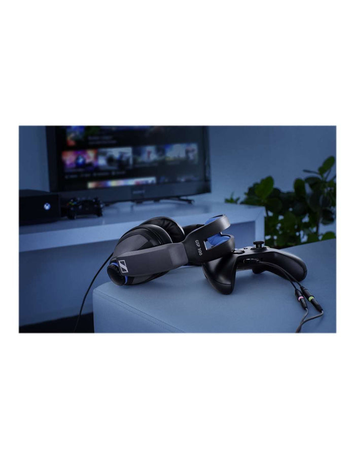 Sennheiser GSP 300 Wired Over Ear Headphones with Mic (Blue/Black)