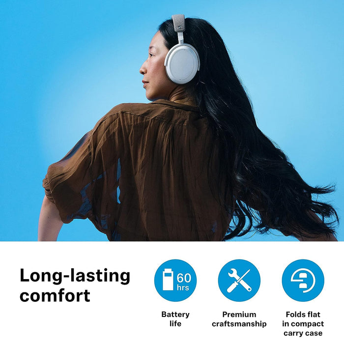 Sennheiser Momentum 4 Wireless Headphones - Over Ear Headset for Crystal-Clear Calls with Adaptive Noise Cancellation (BRAND NEW/SEALED) - Unboxify