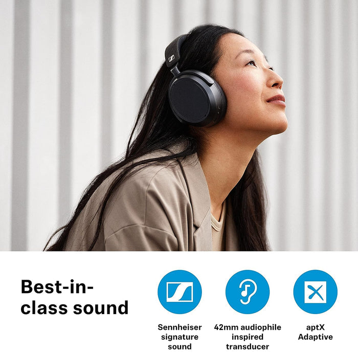 Sennheiser Momentum 4 Wireless Headphones - Over Ear Headset for Crystal-Clear Calls with Adaptive Noise Cancellation (BRAND NEW/SEALED) - Unboxify