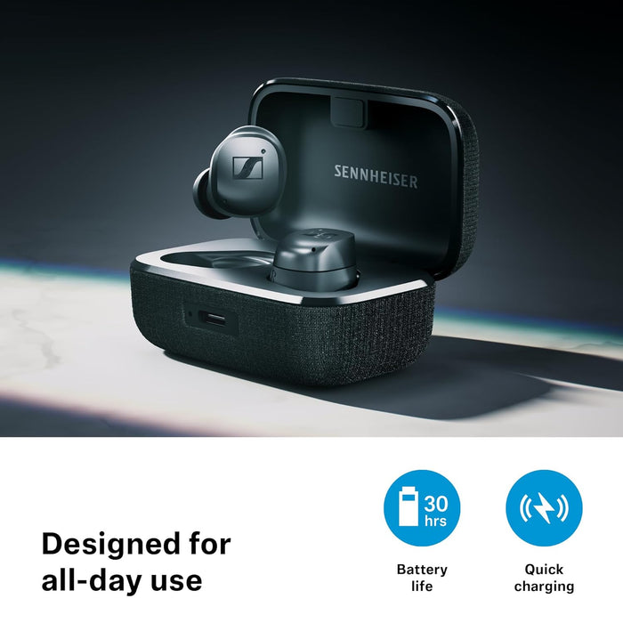 Sennheiser MOMENTUM True Wireless 4 Earbuds with Bluetooth5.4 and future-ready AURACAST technology - Unboxify