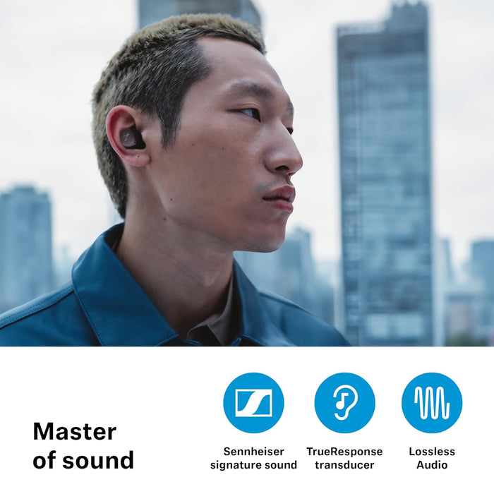 Sennheiser MOMENTUM True Wireless 4 Earbuds with Bluetooth5.4 and future-ready AURACAST technology - Unboxify