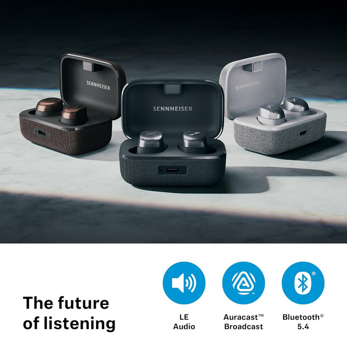 Sennheiser MOMENTUM True Wireless 4 Earbuds with Bluetooth5.4 and future-ready AURACAST technology - Unboxify