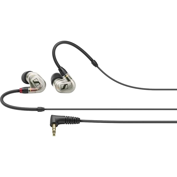 Sennheiser Professional Audio IE 400 Pro Wired in Ear Earphones with Mic (Transparent, Clear) - Unboxify