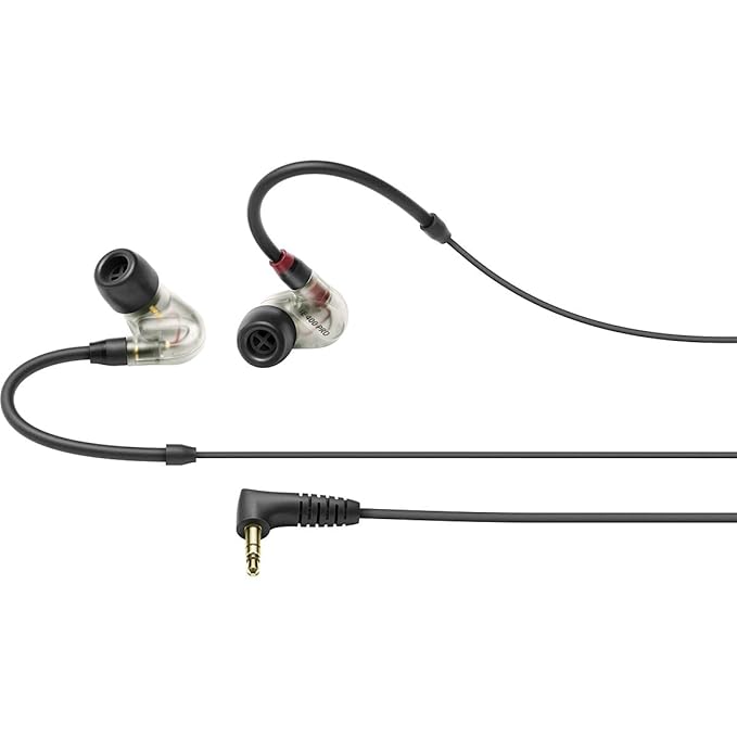 Sennheiser Professional Audio IE 400 Pro Wired in Ear Earphones with Mic (Transparent, Clear) - Unboxify