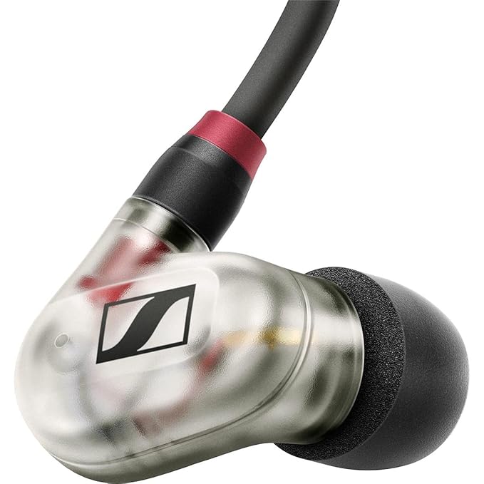Sennheiser Professional Audio IE 400 Pro Wired in Ear Earphones with Mic (Transparent, Clear) - Unboxify