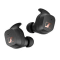 Sennheiser Sport True Wireless in Ear Earbuds Bluetooth Headphone with Mic (Black) - Unboxify