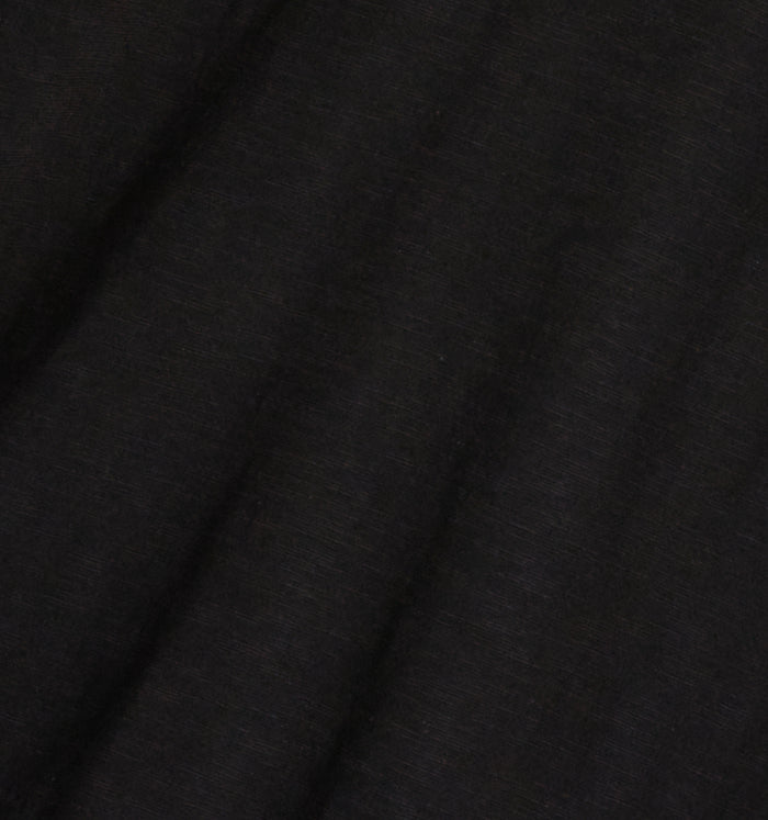 Short Sleeve Jersey Slub Raglan Tee - Black